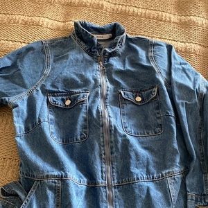 DENIM JUMPSUIT LONG SLEEVE